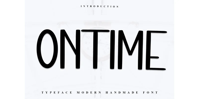 Ontime Font by Inermedia STUDIO — Sans Serif Font