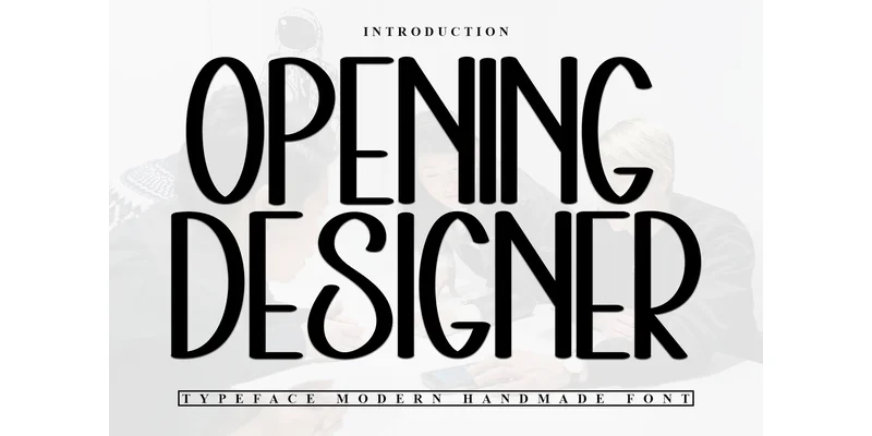 Opening Designer Font by Inermedia STUDIO — Sans Serif Font