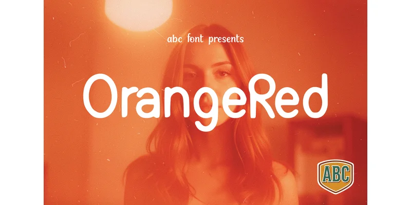 Orangered Font by ABC Font — Sans Serif Font