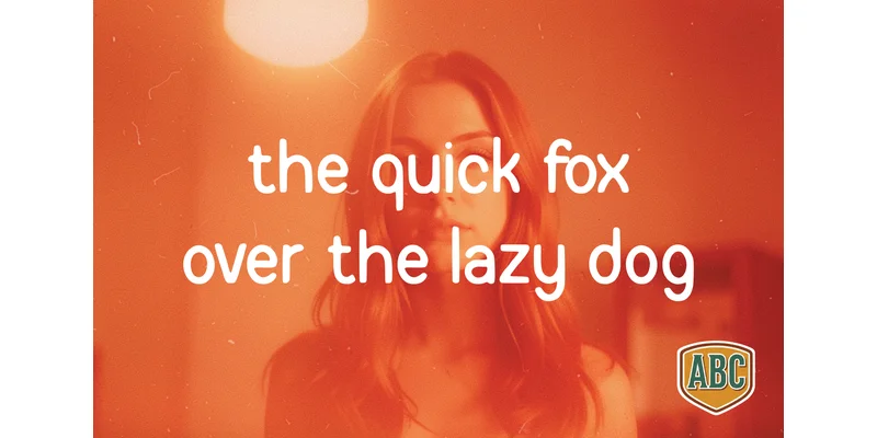 Orangered Font by ABC Font — Sans Serif Font — thumbnail 2