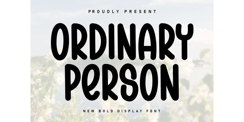 Ordinary Person Font by Berkah Shop — Display Font