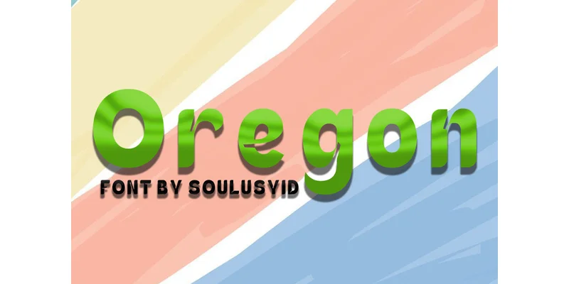 Oregon Font by SoulusYid — Sans Serif Font