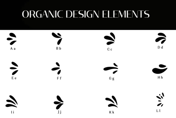 Organic Design Elements by Heartcraft Atelier — Dingbats Font — thumbnail 2