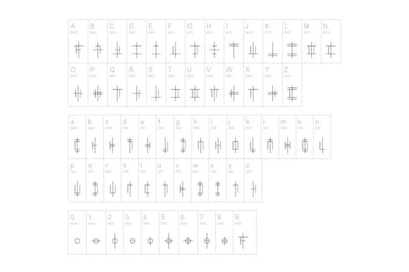 Origin Alphabet by Jon Ronnquist — Dingbats Font — thumbnail 2