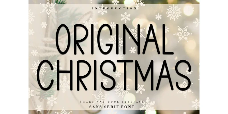 Original Christmas Font by Inermedia STUDIO — Display Font