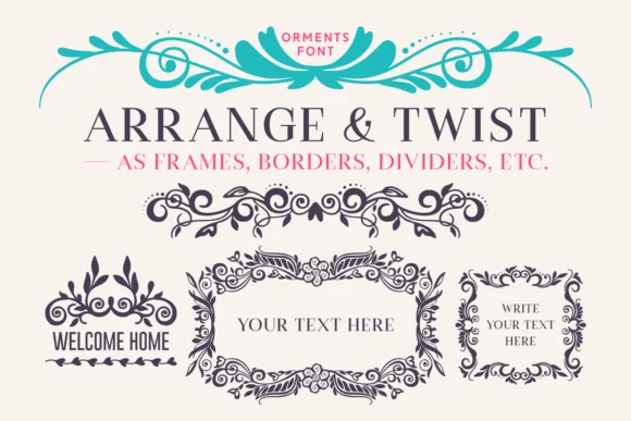 Orments by GorgezCreations — Dingbats Font — thumbnail 2