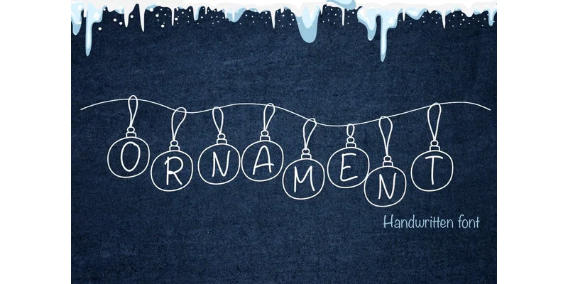 Ornament Font by PeamCreations by PeamCreations — Decorative Font