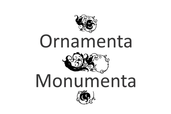 Ornamenta Monumenta by Intellecta Design — Dingbats Font