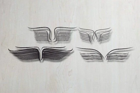Ornamental Wings by vladimirnikolic — Dingbats Font — thumbnail 2