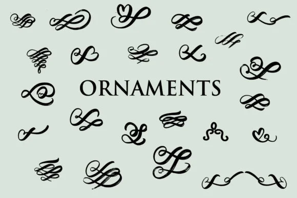Ornaments by goodigital — Dingbats Font