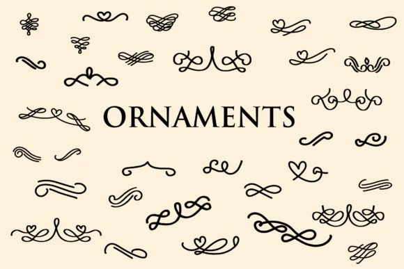 Ornaments by goodigital — Dingbats Font