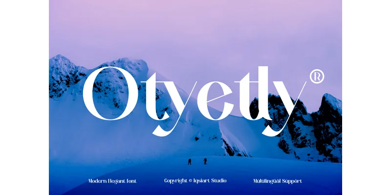 Otyetly Font by IqsiartStudio — Display Font
