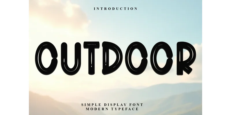 Outdoor Font by Inermedia STUDIO — Display Font