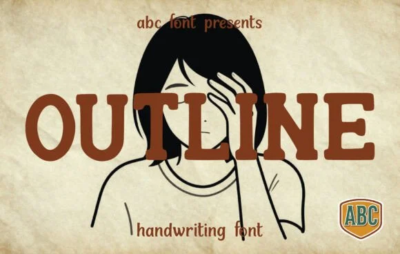 Outline by ABC Font — Slab Serif Font