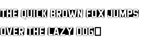 Outline Block by Eystore — Slab Serif Font — thumbnail 8