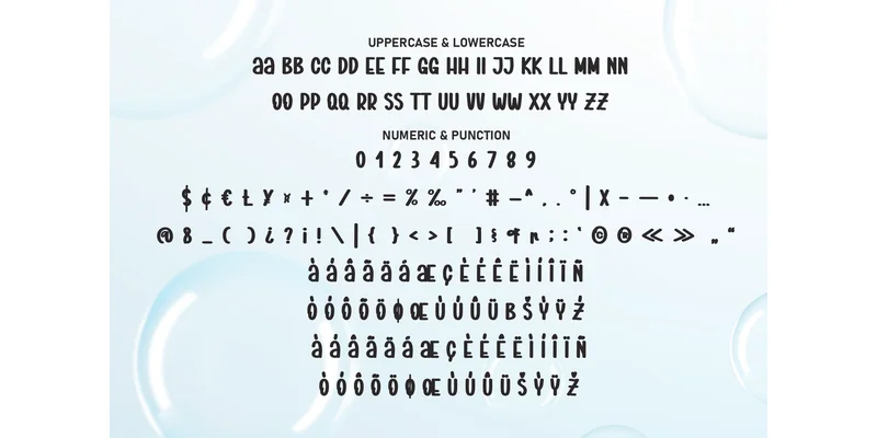 Outline Bubble Font by Robbots stores — Display Font — thumbnail 7