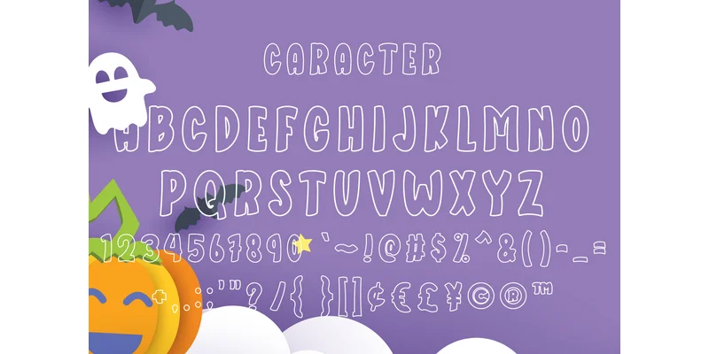 Outline Magic Font by Planetz studio — Display Font — thumbnail 4
