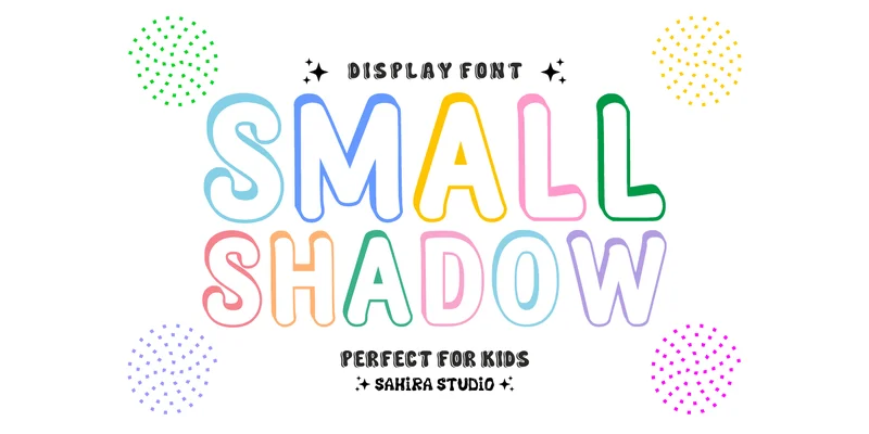 Outline Shadow Font by Sahira Studio — Display Font — thumbnail 2