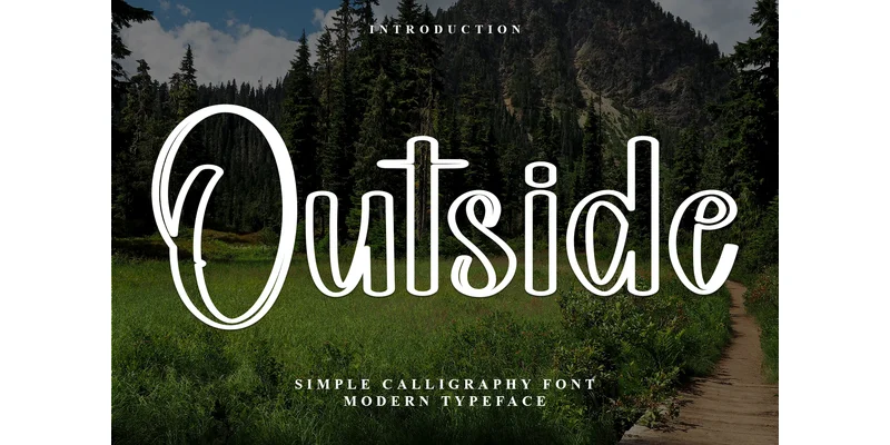 Outside Font by Inermedia STUDIO — Display Font