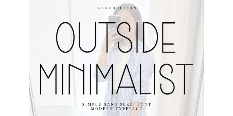Outside Minimalist Font by Inermedia STUDIO — Sans Serif Font