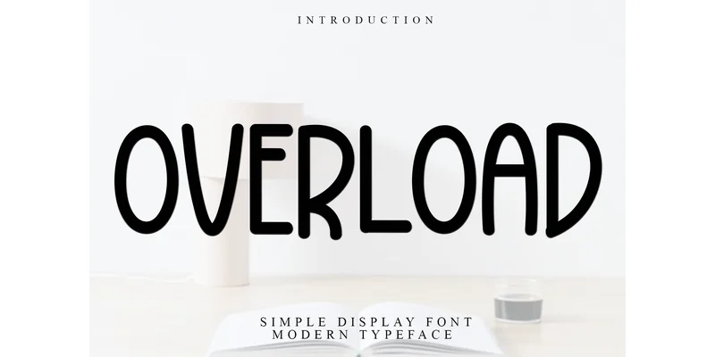 Overload Font by FreshTypeINK — Display Font