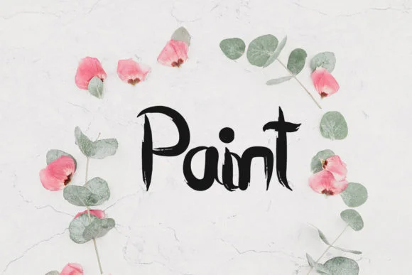 Paint by Rabeya — Color Fonts Font