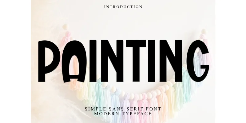 Painting Font by Inermedia STUDIO — Display Font