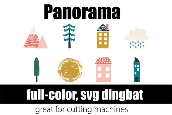 Panorama by Illustration Ink — Color Fonts Font
