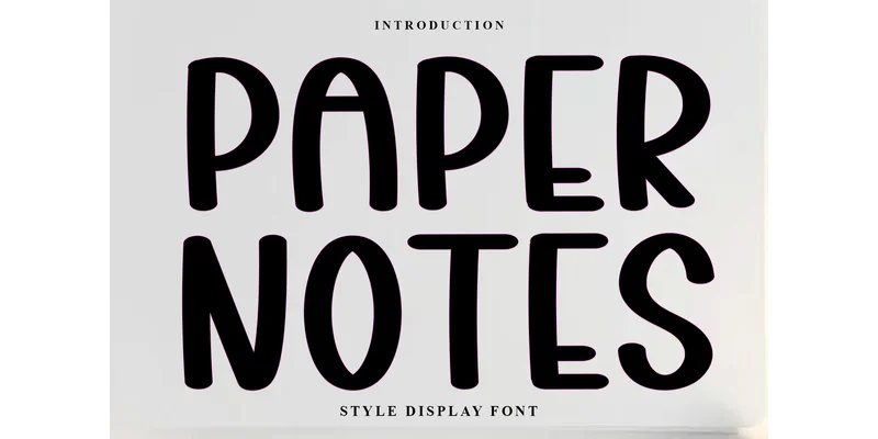 Paper Notes Font by Inermedia STUDIO — Display Font
