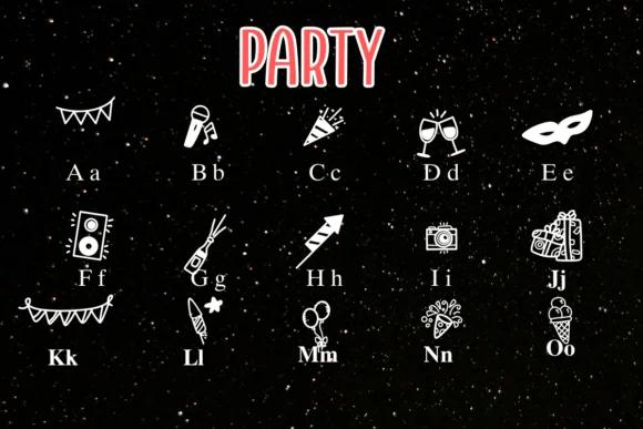 Party by Nongyao — Dingbats Font — thumbnail 2