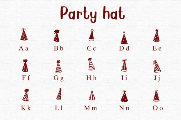 Party Hat by Nongyao — Dingbats Font — thumbnail 2
