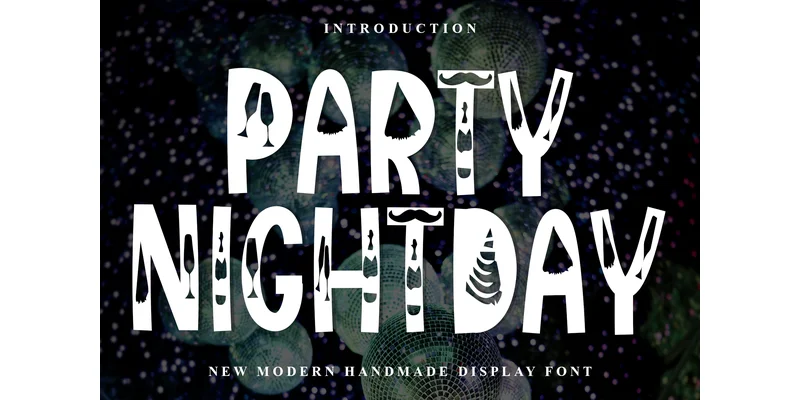 Party Nightday Font by FreshTypeINK — Display Font