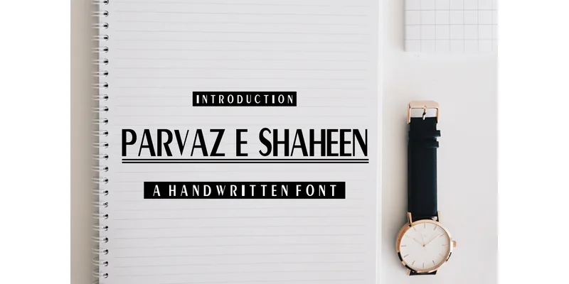Parvaz E Shaheen Font by mhd.usman00 — Display Font — thumbnail 2