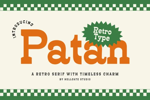 Patan by febryan.satria1 — Slab Serif Font