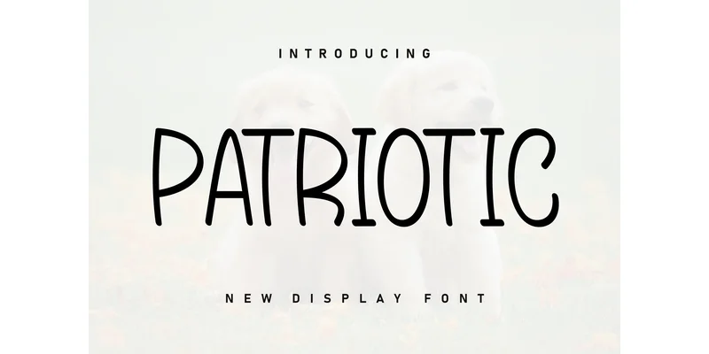 Patriotic Font by Berkah Shop — Display Font