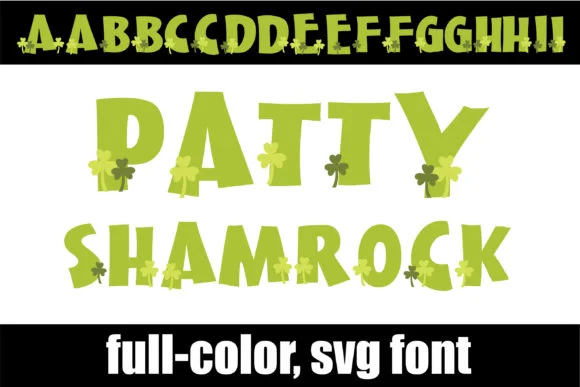 Patty Shamrock by Illustration Ink — Color Fonts Font