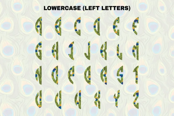 Peacock Circle by WADLEN — Color Fonts Font — thumbnail 2