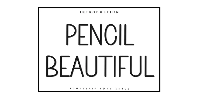 Pencil Beautiful Font by FreshTypeINK — Sans Serif Font