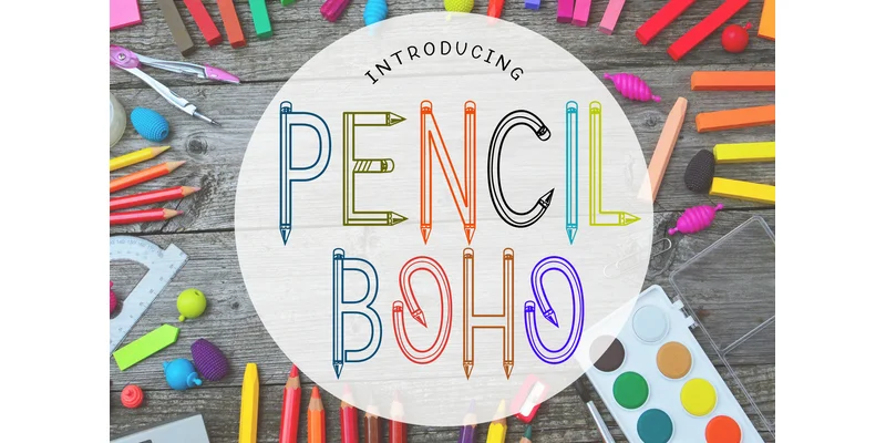 Pencil Boho Font by LidvanType by LidvanType — Decorative Font