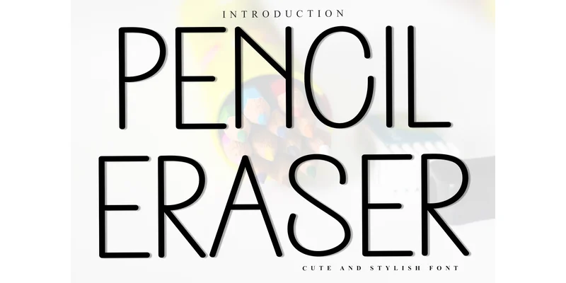 Pencil Eraser Font by FreshTypeINK — Sans Serif Font