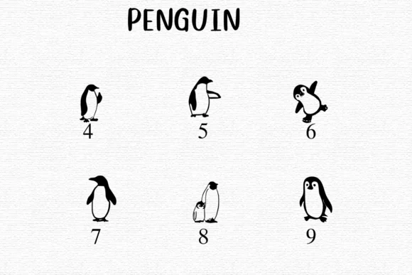 Penguin by Nongyao — Dingbats Font — thumbnail 4