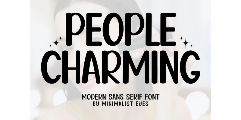 People Charming Font by Minimalist Eyes — Display Font