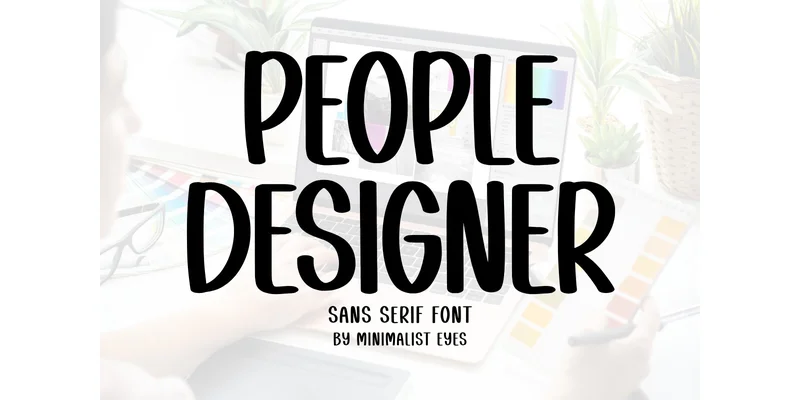 People Designer Font by Minimalist Eyes — Sans Serif Font