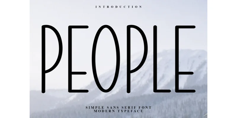 People Font by Inermedia STUDIO — Sans Serif Font