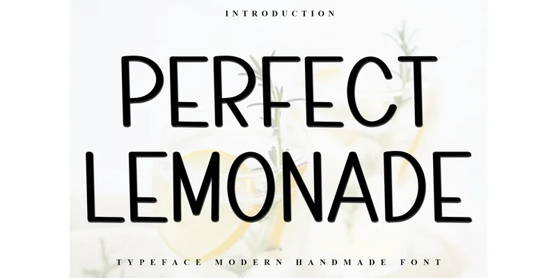Perfect Lemonade Font by FreshTypeINK — Display Font