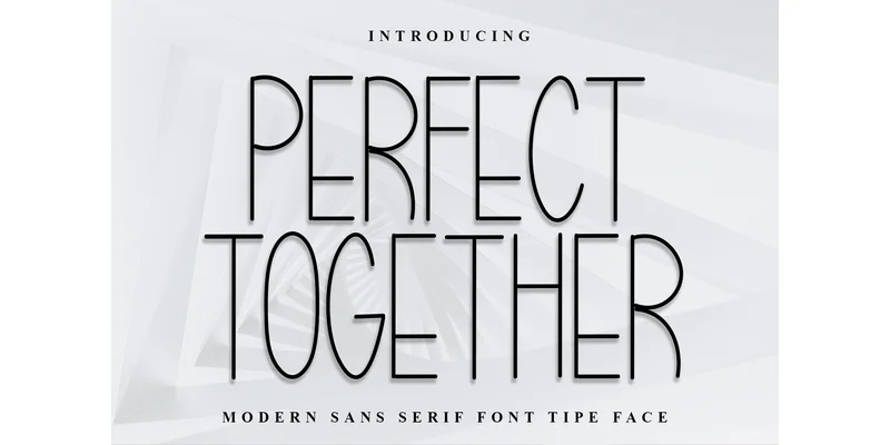 Perfect Together Font by PiPi Creative — Sans Serif Font