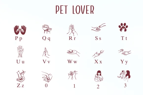 Pet Lover by Nongyao — Dingbats Font — thumbnail 3