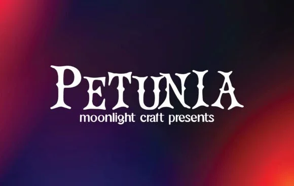 Petunia by moonlight craft — Slab Serif Font