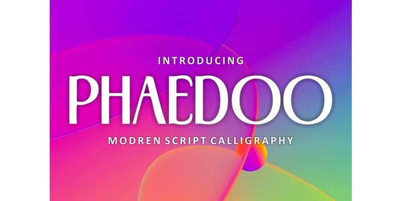 Phaedoo Font by mhd.usman00 — Display Font