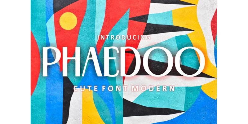 Phaedoo Font by mhd.usman00 — Display Font — thumbnail 2